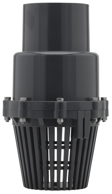 Boshart 17PFVF-300 3" FPT PVC Foot Valve with Hinged Flapper Design