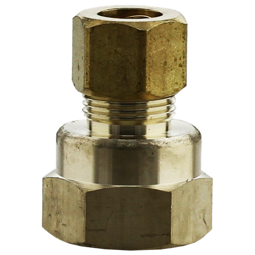 Boshart BC-66-0608NL No-Lead Brass 3/8" CP x 1/2" FPT Compression Adapter