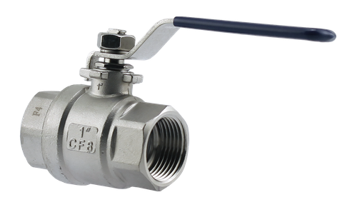 Boshart SSBV304-10 1" FPT 304 Stainless Steel Ball Valve, 1000 CWP