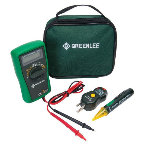 Greenlee TK-30AGFI GFCI Electrical Test Kit with Multimeter and Circuit Tester