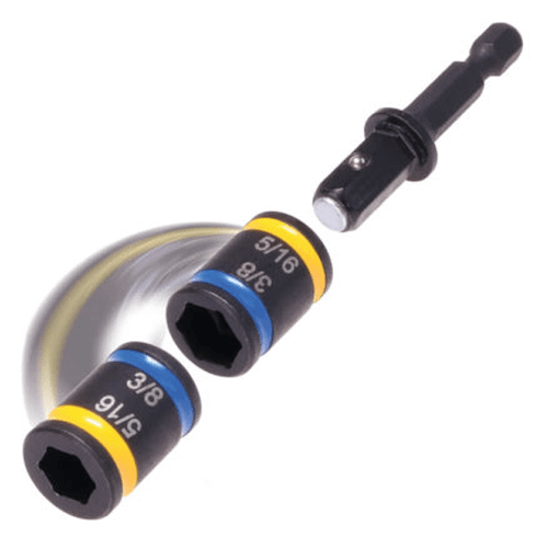 Rack-A-Tiers 70486YB Metal Dual-Sided Magnetic Hex Driver, 5/16" 3/8-Inch