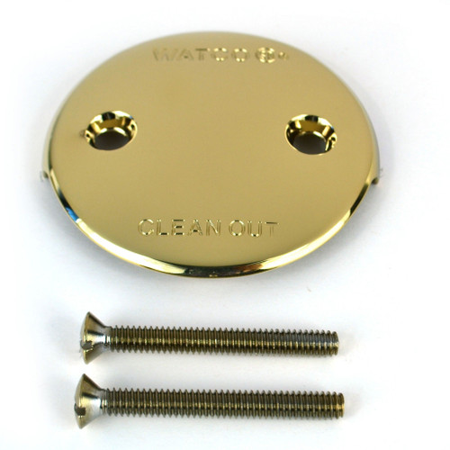 Watco 01002-PV Polished Brass Bath Overflow Faceplate