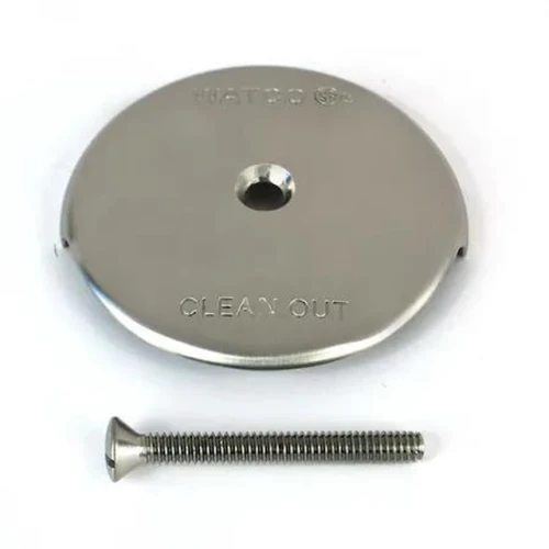 Watco 01003 Overflow Faceplate, Brushed Nickel Finish
