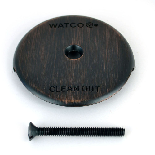 Watco 18001-BZ Oil-Rubbed Bronze 1-Hole Overflow Plate