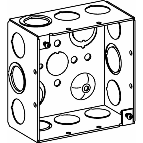 Orbit 4SDB-MKO 4" Square Deep Box, Welded with MKO, Pack of 100
