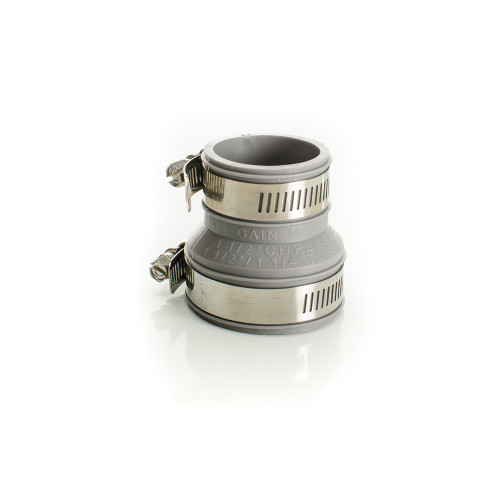 Pasco 5915 Plastic Flexible Coupling, Socket-to-Pipe Connector