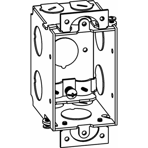 Orbit GB-1-NM 1-Gang Switch Box, 2-1/2" Deep, Gangable, NM Cable Clamps, Pack of 100