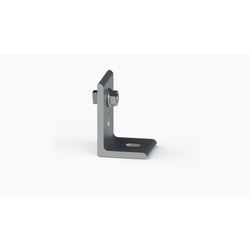 "Unirac 304001C L-Foot Serrated Mounting Bracket with T-Bolt"