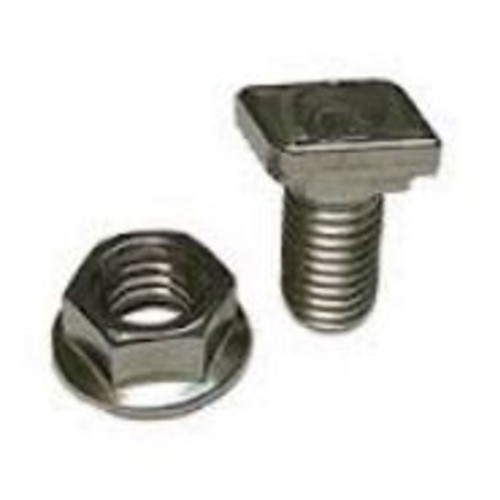 Unirac 009020S Stainless Steel T-Bolt and Nut, 3/8-Inch x 3/4-Inch