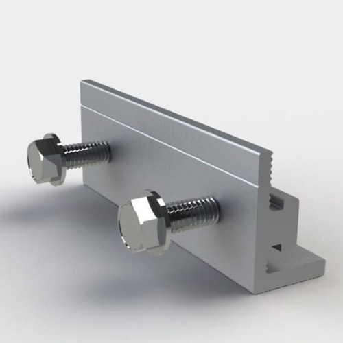 Unirac 303019M Mill Aluminum Pro-Series Bonding Splice Bar for Pitched Roof