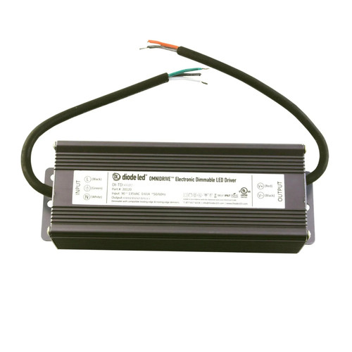 DiodeLED DI-TD-24V Dimmable Electronic LED Driver, 24VDC Output