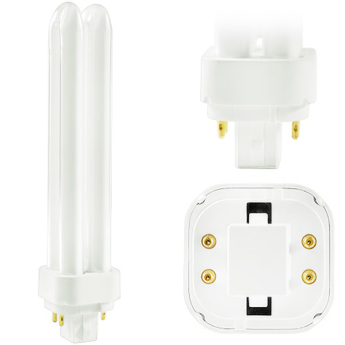 Sylvania 20683 CF18DD/E/827/ECO Dimmable Compact Fluorescent Lamp, 18W 2700K