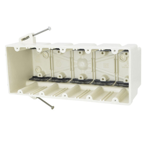 Allied Moulded 5305-NK 5-Gang Fiberglass Residential Electrical Box