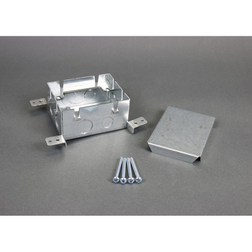 Wiremold 880M1 OmniBox Series Single Gang Shallow Steel Floor Box