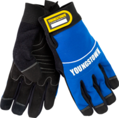 Minerallac 67569 Pro-Grip Mechanics Plus Glove, Blue, Large