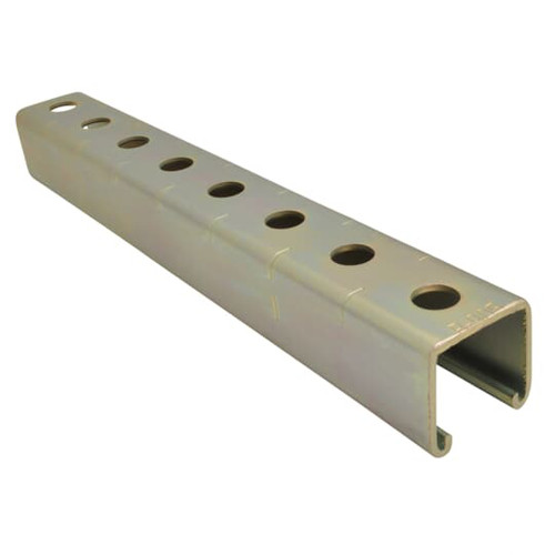 Kindorf B90710HD 14GA Steel Strut Channel, 1-1/2" x 3/4", Hot-Dip Galvanized, 10FT, Pack of 100