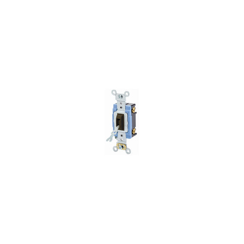 Leviton 1201-2L Single-Pole Locking Switch, 15A 277V, Pack of 100