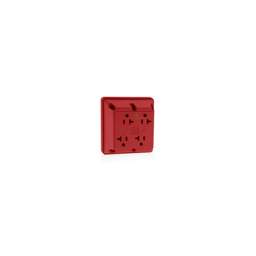 Leviton 21254-HR Hospital Grade Quad Receptacle, Pack of 100