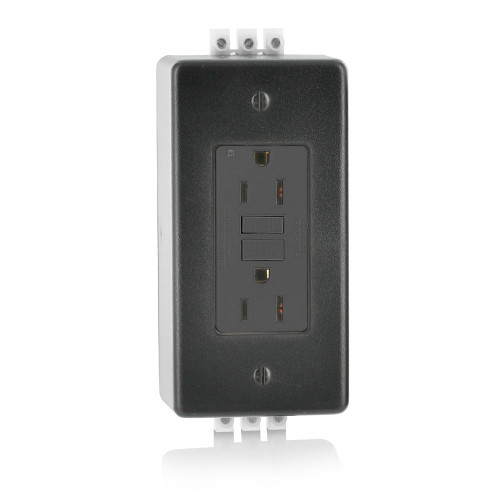 Leviton GFNT1-DIN GFCI Duplex Receptacle Outlet