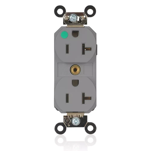Leviton M8300-ILG Isolated Ground Wiring Device, Pack of 100