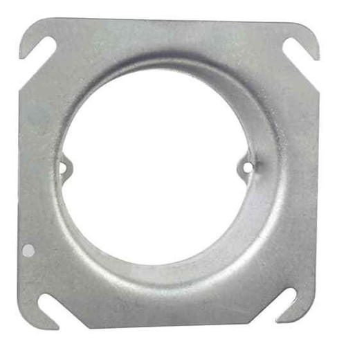 Steel City 52C3 4-Square Outlet Box Blank Cover, Round