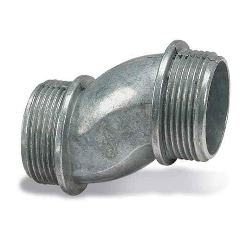 Steel City HO221 1/2" Nipple, Offset 3/4" RGD/IMC Die Cast Offset Nipple