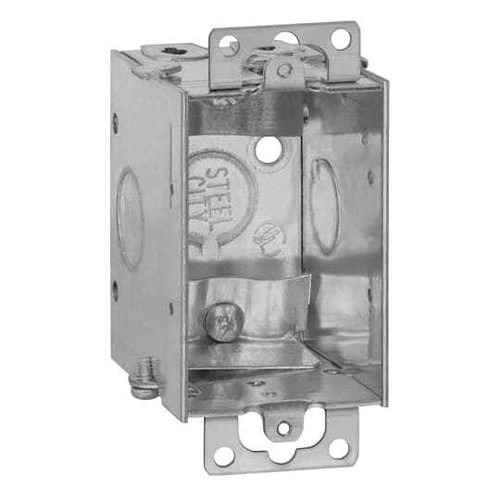 Steel City LXWOW-25 3x2x2-1/2 Device Box, 1/2" KO, White, NM