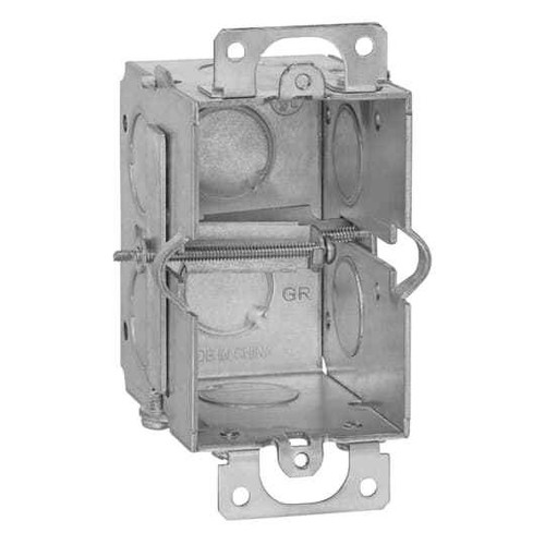 Steel City CDOWTG-16 3x2x2-1/2 Device Box, 1/2" KO, Welded Ears