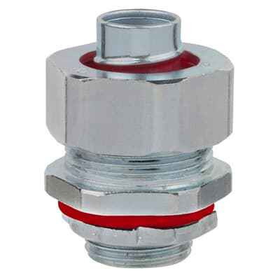 Steel City LT50 1/2 Inch Straight Steel Liquidtight Connector
