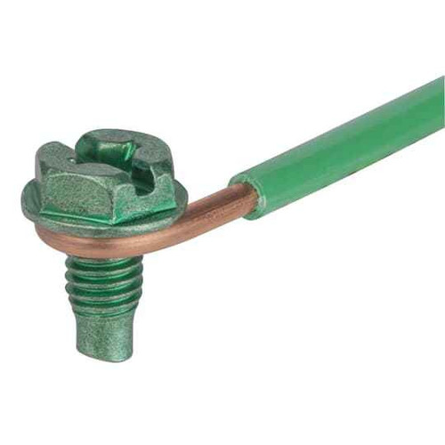 Steel City GSC Grounding Screw, Uninsulated Pigtail, Insulated