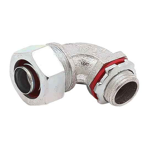 Steel City 3 Inch 90 Degree Malleable Iron Liquid Tight Connector