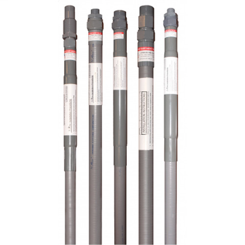 A.Y. McDonald X-Riser Polyethylene Service Line Riser, Zinc Die Cast MNPT Fitting