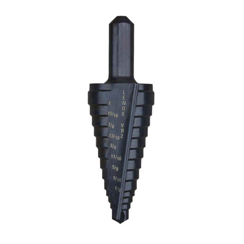 Lenox Step Drill Bit 1/2-Inch to 1-Inch Range 3/8-Inch Shank