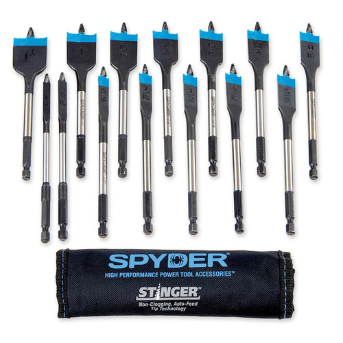 Mulberry Spyder 11001 14-Piece Spade Bit Set