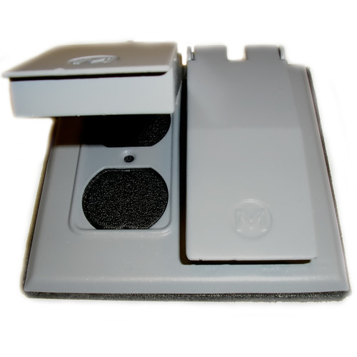 Mulberry 2-Gang Weatherproof Self-Closing Device Cover