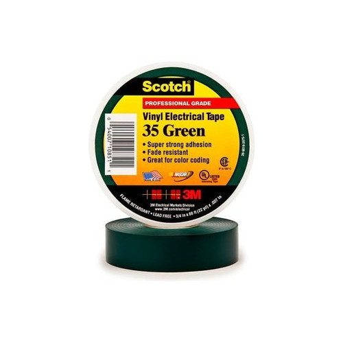Scotch 35 Vinyl Electrical Tape, 19 mm x 20 m