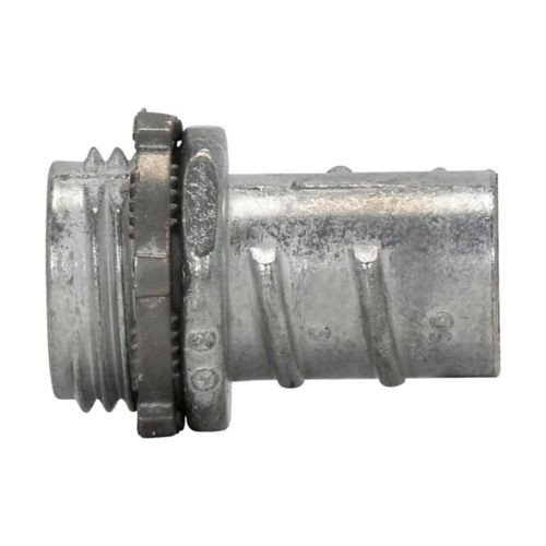 Crouse-Hinds 4" FMC Squeeze Type Connector - Straight Zinc Die Cast Non-Insulated