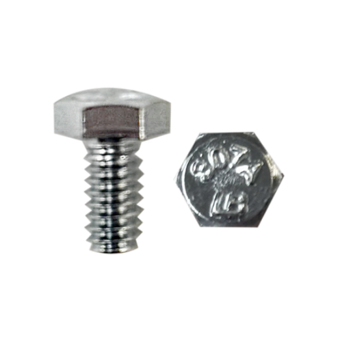 Minerallac Grade 2 Steel Hex Head Bolt 3/8-16 x 1-1/2" Zinc Plated Partial Thread, 100 Pack