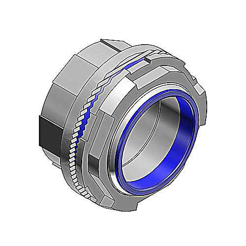 Thomas & Betts 2-Inch Aluminum Hub Connector with Insulated Throat