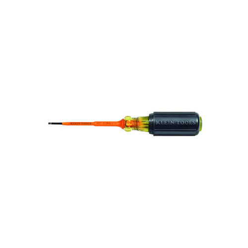 Klein Tools Mini Cabinet Tip Screwdriver, 3/32-Inch, 3-Inch Shank