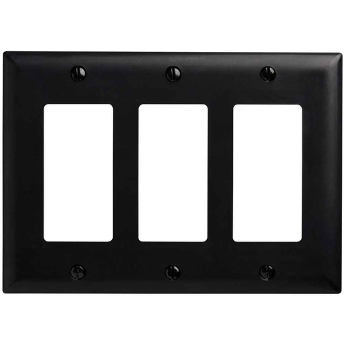 Pass & Seymour TP263 TradeMaster 3-Gang Nylon Decorator Wall Plate