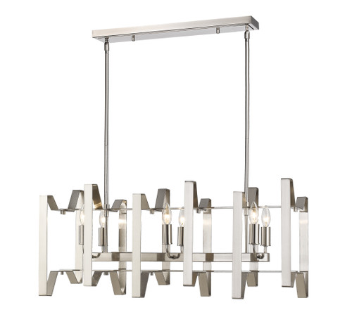 Z-Lite Marsala 6 Light Linear Chandelier