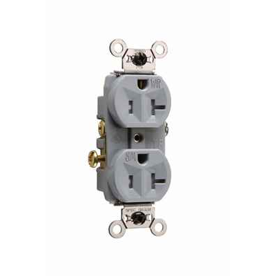 Pass & Seymour WR20TR 20A 125V Tamper-Resistant Weather-Resistant Duplex Receptacle