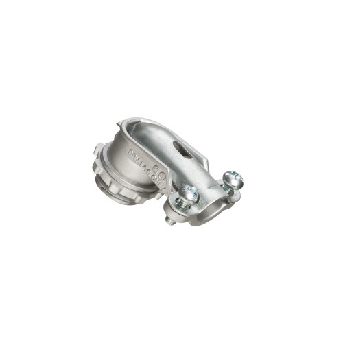 Arlington Industries 850 Zinc 90° Squeeze Flex Connector, 3/8"