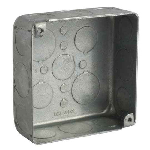 Steel City 4" Square Box, 1-1/2" Deep