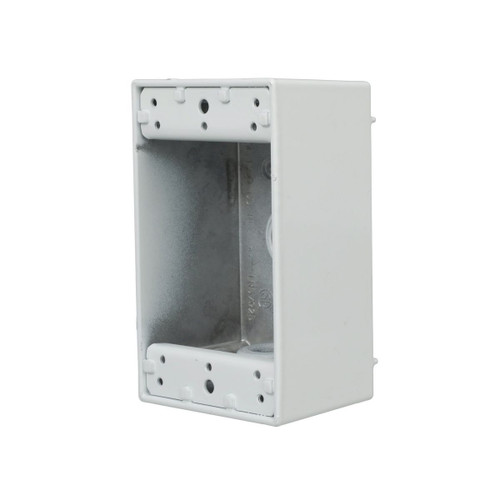 Bell 1-Gang Weatherproof Outlet Box, Four 1/2 in. Threaded Outlets