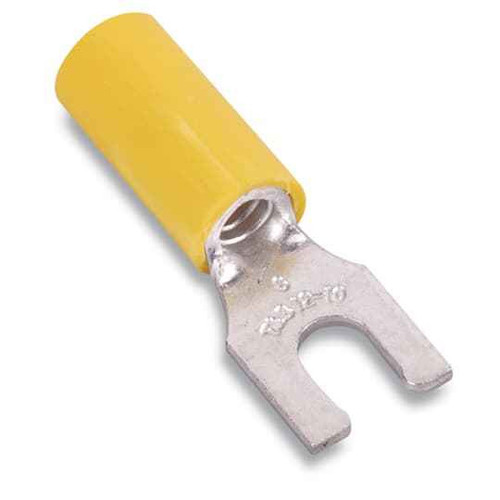 Thomas & Betts Insulated Nylon Locking Fork Terminal, No.6 Stud