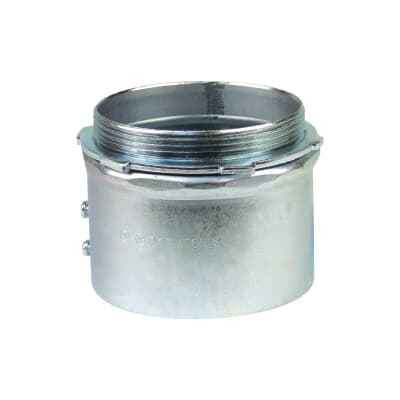 Thomas & Betts EMT Set Screw Connector, Zinc-Plated Steel