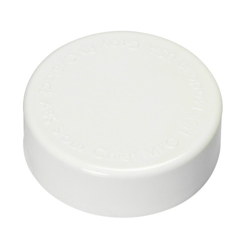 Sioux Chief 88088 4" PVC Hardhat Pressure Test Cap, Thick-Wall