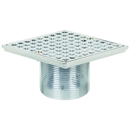 Sioux Chief 821-HQCP Square Chrome Shower Pan Drain Head